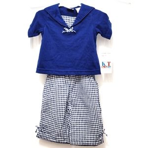 ``K25595 NWT KT Kids Top and Capri